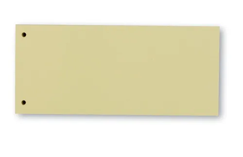 Stylex Schreibwaren Abheftstreifen 100 Trennstreifen 190g gelb