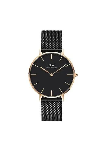 Daniel Wellington Petite Ashfield Quarzuhr - Elegante Damenuhr mit minimalistischer Ästhetik und einem zeitlosen Design, perfekt für jeden Anlass.