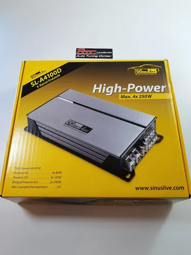 Sinuslive 4-Kanal Endstufe 240W SL-A4100D