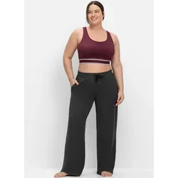 Sheego Jogginghose Sporthose grau Größe 48