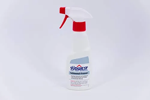 Südwest Schimmelfresser M32 chlorhaltiges Spray zum Entfernen Abtöten & Bleichen von Schimmel, Pilzen, Stockflecken, Algen & Moos, für schimmelbefallene Untergründe 250 ml Sprühflasche