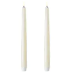 Produktbild Uyuni LED Tafelkerze 25cm Ivory 2 Stück