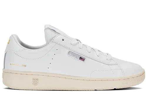 K-Swiss Damen Slammklub CC Sneaker, WHT/WHT/Vintage, 41 EU
