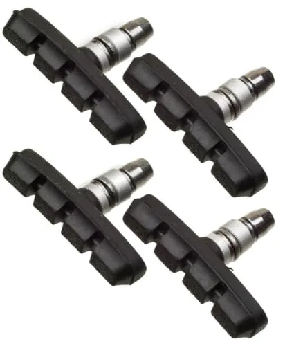 On Bike Fahrradbremsbeläge Für MTB Und Citybike Mod. V-Brake, Vierteilig, 70 Mm