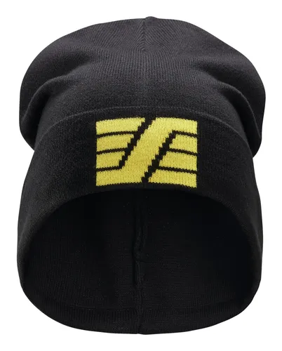 Snickers Workwear Beanie 9035 mit Logo, One size, schwarz-gelb