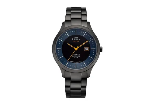 UMR RUHLA Herren-Armbanduhr 95953M - Titan Solar mit Datumsanzeige - Armbanduhren für Herren: Elegante Titan-Armbanduhr mit Solaruhrwerk, wasserdicht bis 10 bar und bis zu 6 Monate Dunkelgangreserve. Stilvoll und nachhaltig!