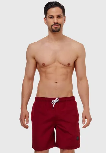 Indicode Badeshorts Herren Ferguson Schwimmshorts Männer mit elastischem Bund und Kordelzug
