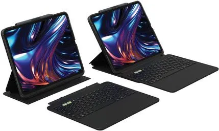 ZAGG Pro Keys 2 Bluetooth-Keyboard für iPad Pro 13 Zoll (M4) schwarz - Flexibles Arbeiten - Das ZAGG Pro Keys 2 Bluetooth-Keyboard für iPad Pro 13 Zoll (M4) schwarz bietet eine komfortable Tipperfahrung und einen abnehmbaren Schutz. Ideal für produktives Arbeiten unterwegs.
