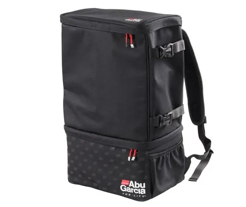 Abu Garcia XL Backpack, Angeltasche - Geräumige Angeltasche mit 3 Tackleboxen, verstellbaren Schultergurten und wasserdichtem Boden – ideal für Angler, die viel Gear transportieren möchten.