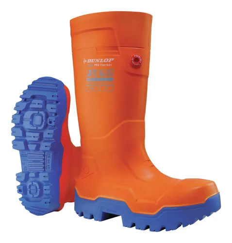 Dunlop Stiefel FieldPRO Thermo+ Full Safety, SRC CE S5, Größe 37 - Hochwertige Gummistiefel für optimale Sicherheit und Komfort, ideal für anspruchsvolle Arbeitsbedingungen