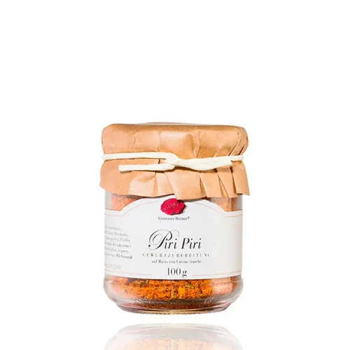 Piri Piri Gewürzmischung für Dips und Fleischgerichte, 100g, Gourmet Berner