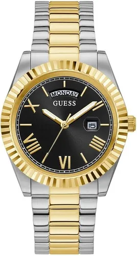 Guess GW0265G5 Connoisseur Herrenuhr - Armbanduhren mit klassischem Design, wasserdicht bis 30 m und 12-Stunden-Zifferblatt für präzise Zeitmessung.