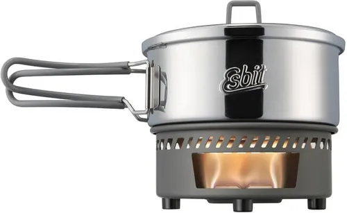 Esbit Trockenbrennstoff-Kochset 1000ml aus Edelstahl in grau von Esbit