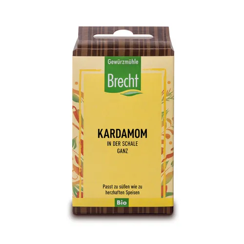 Brecht Gewürzmühle Kardamom ganz, bio Nachfüllpackung (266,33 EUR/kg)