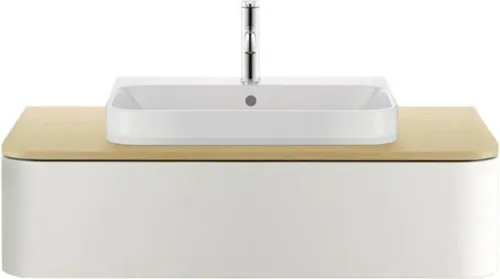 Duravit HAPPY D.2 Möbelwaschtisch 650 mm mit Überlauf von Duravit