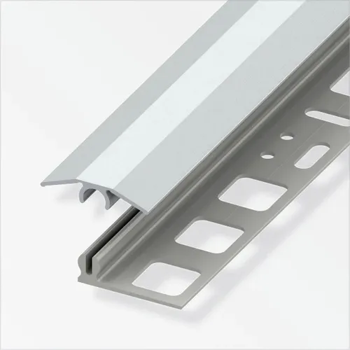 alfer Übergangs-Profil 2 m aus Aluminium, eloxiert und gebürstet