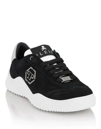 Läufer Hexagon von PHILIPP PLEIN - Eleganter Laufschuh mit Obermaterial aus Wildleder und gepolsterter Innensohle für ganztägigen Komfort. Ideal für stilvolle Auftritte und vielseitige Looks.