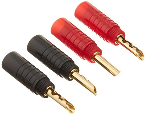 inakustik 0081691 BFA / Banana Set 4 in rot von in-akustik