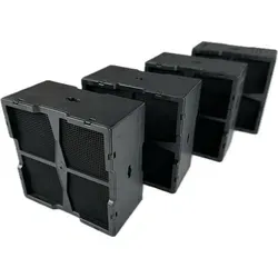 AIR2GO Regenerierbarer Aktivkohlefilter KIT0120952 (4 Stück)