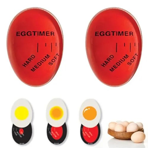 Stück Eieruhr Egg-Timer, Timer für die Verfärbung von Eiern, Harz-Eieruhr, für Küche Kochen 2