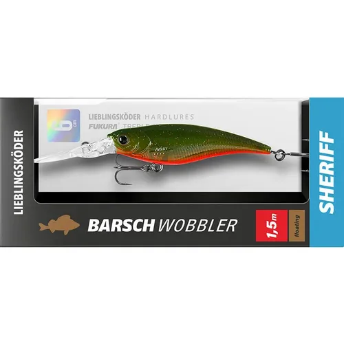 Lieblingsköder Barschwobbler Sheriff 6cm 5,3g 1,5 m Lauftiefe