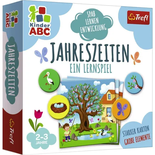 Trefl Lernspiel Jahreszeiten - Lernspiel für Kinder ab 2 Jahren, fördert das Verständnis für Jahreszeiten und eignet sich perfekt für unisex. Ideal für spielerisches Lernen!