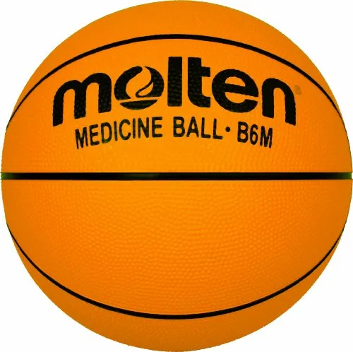Molten Gewicht Basketball Gr. 6 gelb, ORANGE, 6 - Basketball für Gewichts-Training, 1.200g für verbesserte Wurfkraft und Ballkontrolle.