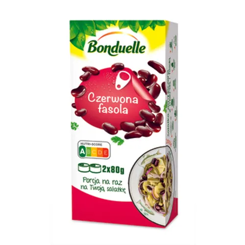 BONDUELLE Czerwona fasola 2x80g Bonduelle Polska S.A. 3083681068122
