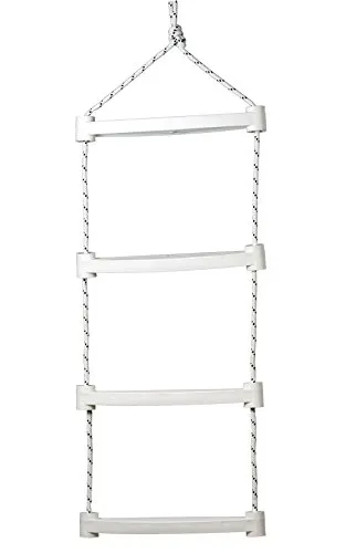 wellenshop Strickleiter Bootsleiter mit 4 Stufen von Wellenshop