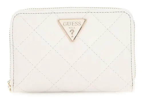 Guess SLG Medium Zip Around Wallet in beige von GUESS