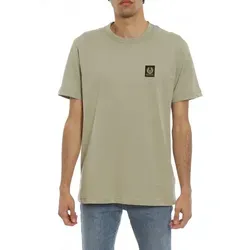 Produktbild Belstaff T-Shirt Retro 1924 Patch Regular Fit Shirt Gesticktem Rand versehener Phoenix-Patch auf der Brust grün L