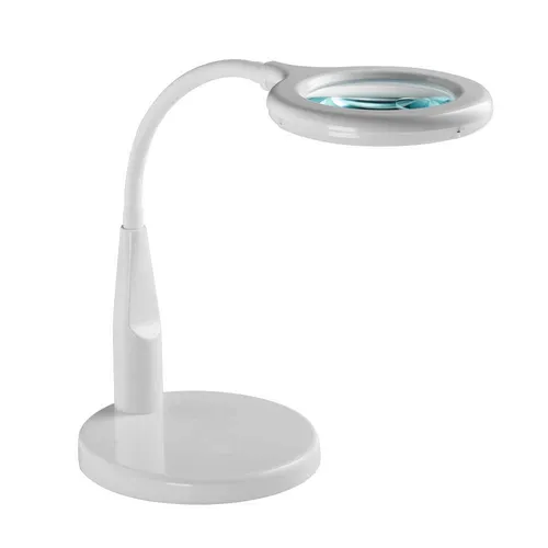 ALCO 9221 Lupenleuchte weiß 6 W - Lampen mit LED-Leuchtmittel, ideal für präzise Arbeiten dank 30.000 Std. Lebensdauer und kaltweißem Licht für optimale Sicht.