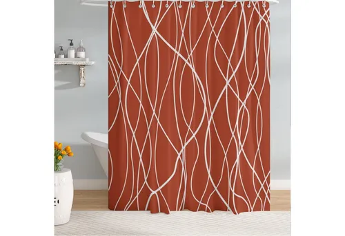 M&W DAS DESIGN Duschvorhang 180x200 Shower curtains Anti schimmel Waschbar