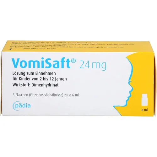 Vomisaft 24 mg Lösung zum Einnehmen 5X6 ml