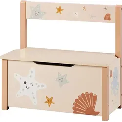 Livarno Home Truhenbank Spielzeugtruhe mit Stauraum 60 kg belastbar