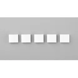 Ritto 1269697 Tastenleiste für Portier-Tastenmodul, 4 Tasten, weiß