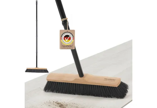 Hausfelder Staubbesen mit Stiel 40 cm in braun von HAUSFELDER