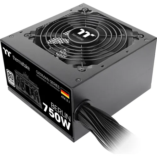 Thermaltake Berlin 750W ATX3.1 Netzteil - Hochwertiges Netzteil mit 80+ Effizienz und ultra-leisem 120mm Lüfter, ideal für stabile Stromversorgung und vollständige ATX 3.1 Kompatibilität.