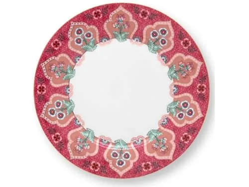 Produktbild Pip Studio Flower Festival Frühstückst. Deco Dark pink 21 cm
