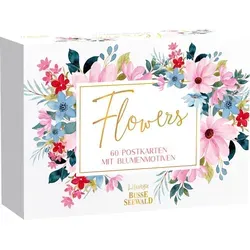 Flowers. 60 Postkarten mit Blumenmotiven