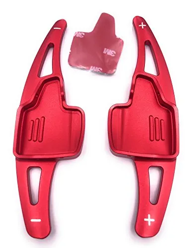 H-Customs Schaltwippen Verlängerung Shift Paddle kompatibel mit Focus 2015-2021 CNC Rot