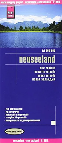 Reise Know-How Landkarte Neuseeland (1:1.000.000): world mapping project