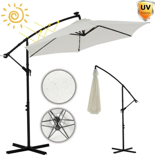 Mucola Ampelschirm Ø 350 cm mit LED