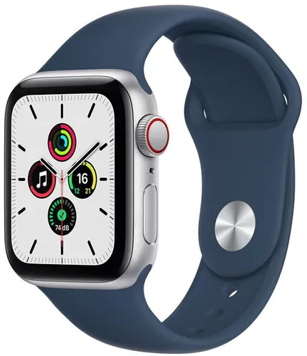 Produktbild Apple Watch SE GPS 40mm Silber Alu mit Sportarmband