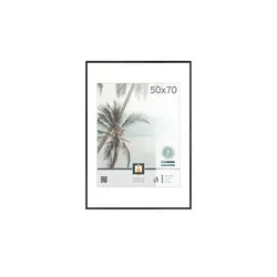 Kunststoffrahmen  Kyoto , schwarz , Kunststoff , Maße (cm): B: 51 H: 71 T: 1.8