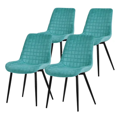 ML-DESIGN Polsterstuhl Esszimmerstühle 4er Set in petrol von ML DESIGN modern liv