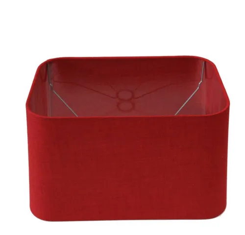 Dirk Davids Lampenschirm Fino rot in rot von Dirk Davids Leuchten GmbH