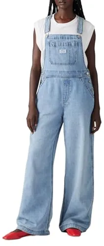 Levi's XL Overall Invested Indigo Overall - Bequemer, lässiger Overall in Oversized-Passform aus 100 % weicher Baumwolle. Ideal für entspannte Tage, bietet er eine lockere Passform und ein stylisches Design.