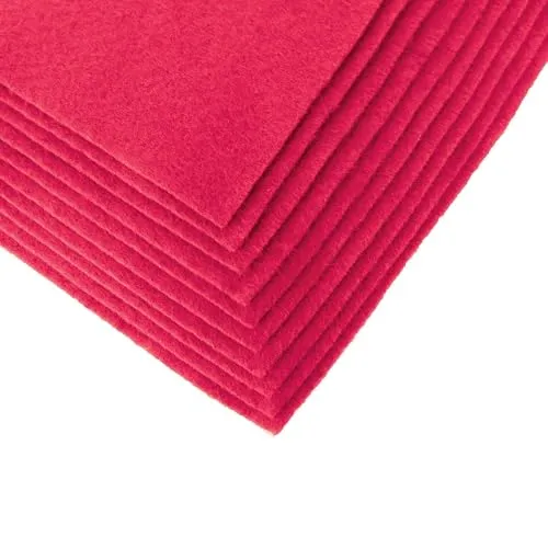 maDDma Bastelfilz Bögen 10er-Pack Flex Filz DIN A4, Stärke 1,5-2mm, Filzplatte, 29 Farben