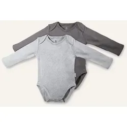 Ehrenkind Langarmbody 2er-Pack - Shirtbodies aus 100% Bio-Baumwolle, besonders weich und anschmiegsam für empfindliche Babyhaut. Ideal für den Start ins Leben, nachhaltig und fair produziert.